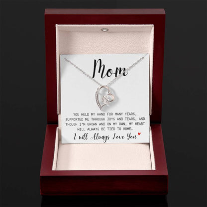 Mom You've Held My Hand For Many Years | Supported  Me | Forever Love Necklace
