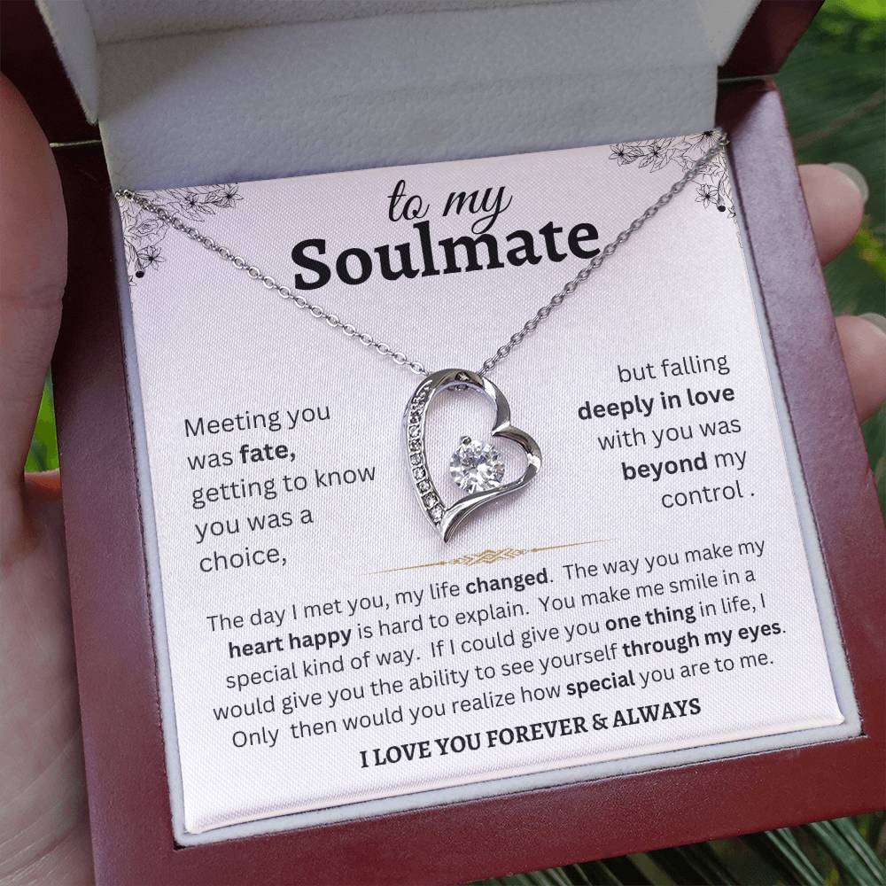 To My Forever Person – Soulmate Love Pendant