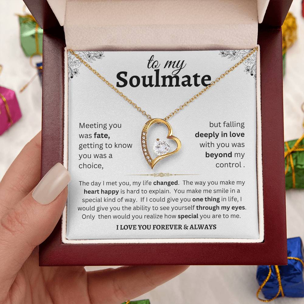 To My Forever Person – Soulmate Love Pendant