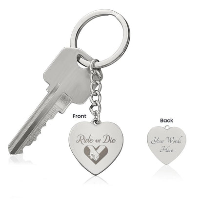 RIDE OR DIE KEY CHAIN