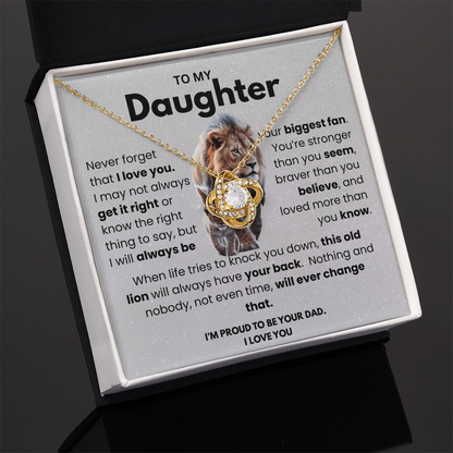 To My Daughter Necklace – Heartfelt Gift from Dad