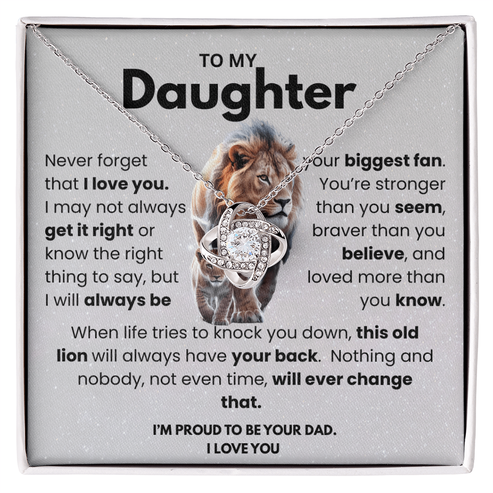 To My Daughter Necklace – Heartfelt Gift from Dad