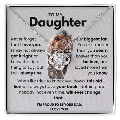 To My Daughter Necklace – Heartfelt Gift from Dad