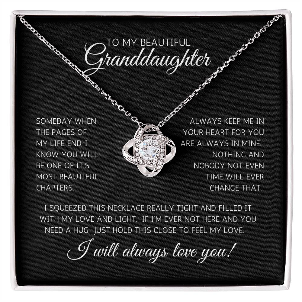 CHERISHING BONDS WITH MY  GRANDDAUGHTER NECKLACE