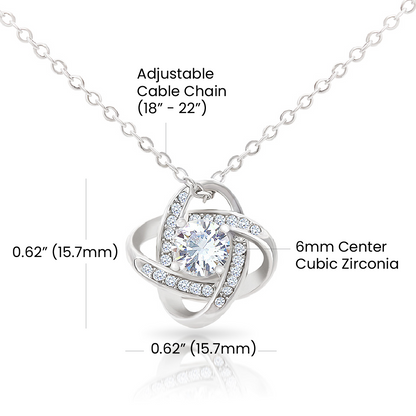 TO MY DAUGHTER, FOREVER LOVED NECKLACE FROM DAD