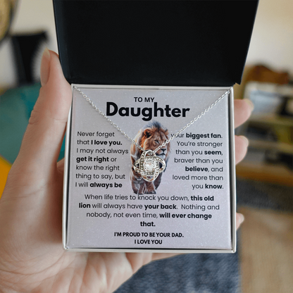To My Daughter Necklace – Heartfelt Gift from Dad