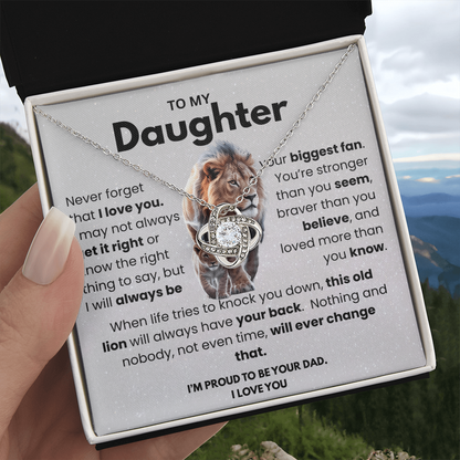 To My Daughter Necklace – Heartfelt Gift from Dad