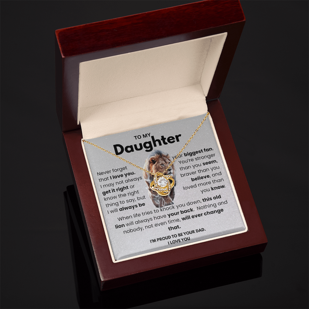 To My Daughter Necklace – Heartfelt Gift from Dad