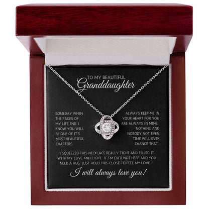 CHERISHING BONDS WITH MY  GRANDDAUGHTER NECKLACE