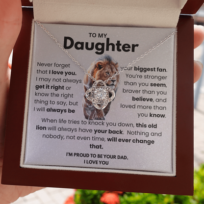 To My Daughter Necklace – Heartfelt Gift from Dad