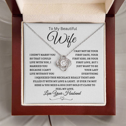 Hold This Close To Feel My Love | Wife Gift | Beautiful Wife