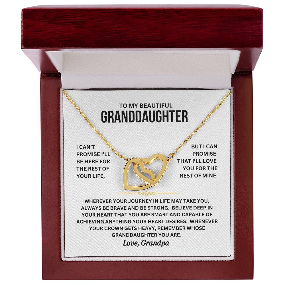 Grandpa’s Gift of Love |  Interlocking Hearts Keepsake
