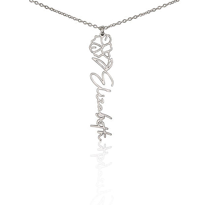 TO MY MOM BIRTH FLOWER NECKLACE