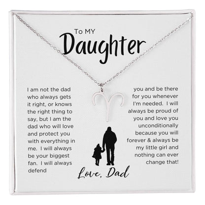 STARS ALIGN: ZODIAC NECKLACE GIFT FROM DAD TO DAUGHTER