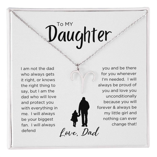 STARS ALIGN: ZODIAC NECKLACE GIFT FROM DAD TO DAUGHTER