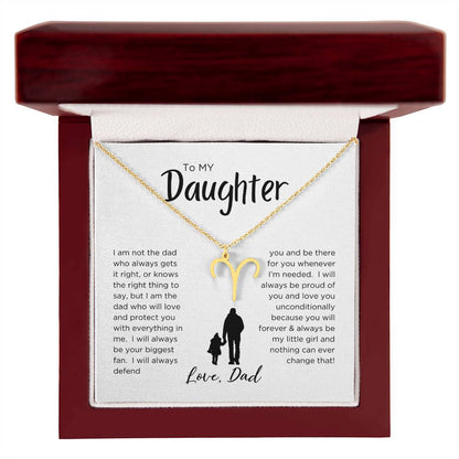 STARS ALIGN: ZODIAC NECKLACE GIFT FROM DAD TO DAUGHTER