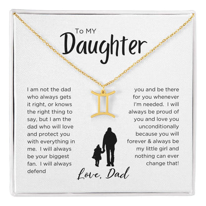 STARS ALIGN: ZODIAC NECKLACE GIFT FROM DAD TO DAUGHTER