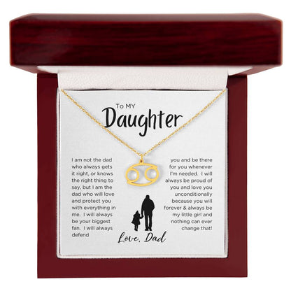STARS ALIGN: ZODIAC NECKLACE GIFT FROM DAD TO DAUGHTER