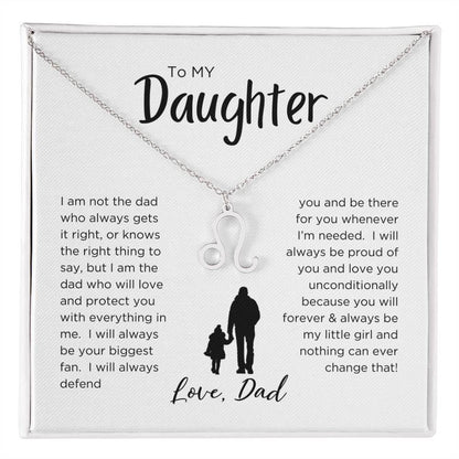 STARS ALIGN: ZODIAC NECKLACE GIFT FROM DAD TO DAUGHTER