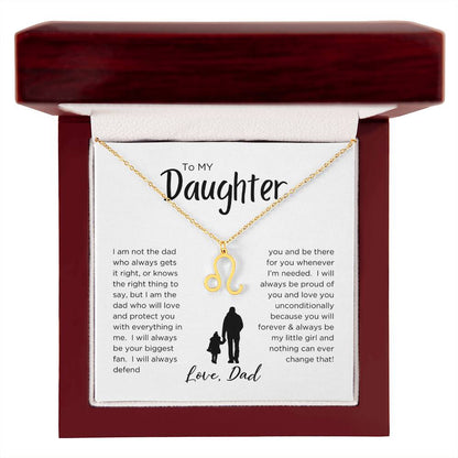 STARS ALIGN: ZODIAC NECKLACE GIFT FROM DAD TO DAUGHTER