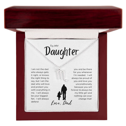 STARS ALIGN: ZODIAC NECKLACE GIFT FROM DAD TO DAUGHTER