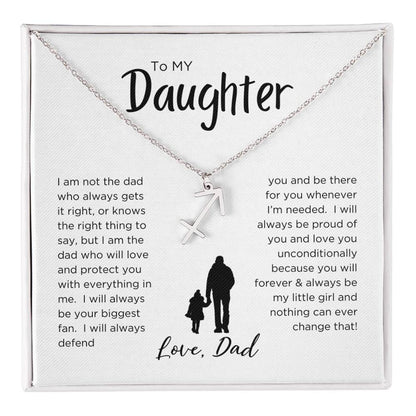 STARS ALIGN: ZODIAC NECKLACE GIFT FROM DAD TO DAUGHTER