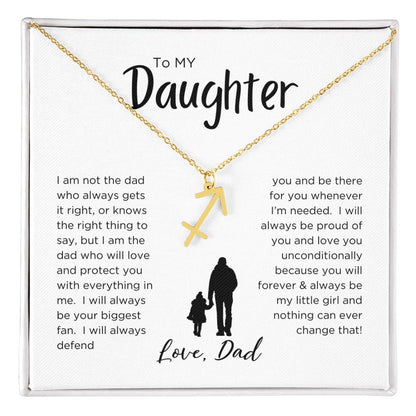 STARS ALIGN: ZODIAC NECKLACE GIFT FROM DAD TO DAUGHTER