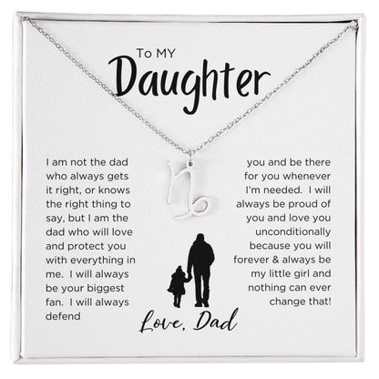 STARS ALIGN: ZODIAC NECKLACE GIFT FROM DAD TO DAUGHTER