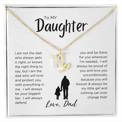 STARS ALIGN: ZODIAC NECKLACE GIFT FROM DAD TO DAUGHTER
