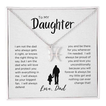 STARS ALIGN: ZODIAC NECKLACE GIFT FROM DAD TO DAUGHTER