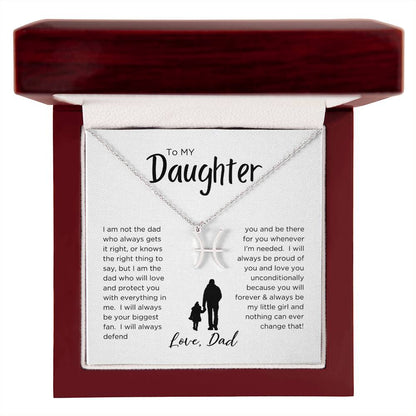STARS ALIGN: ZODIAC NECKLACE GIFT FROM DAD TO DAUGHTER