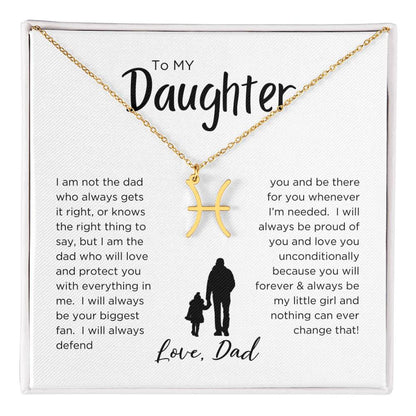STARS ALIGN: ZODIAC NECKLACE GIFT FROM DAD TO DAUGHTER