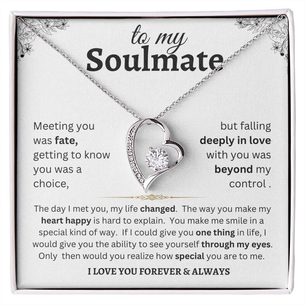 To My Forever Person – Soulmate Love Pendant
