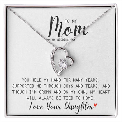 You Held My Hand For Many Years | Supported  Me | Forever Love Necklace | To Mom From Daughter