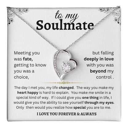 To My Forever Person – Soulmate Love Pendant
