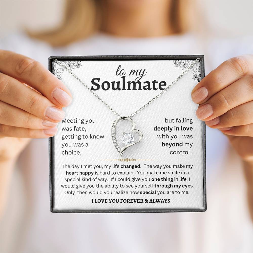 To My Forever Person – Soulmate Love Pendant
