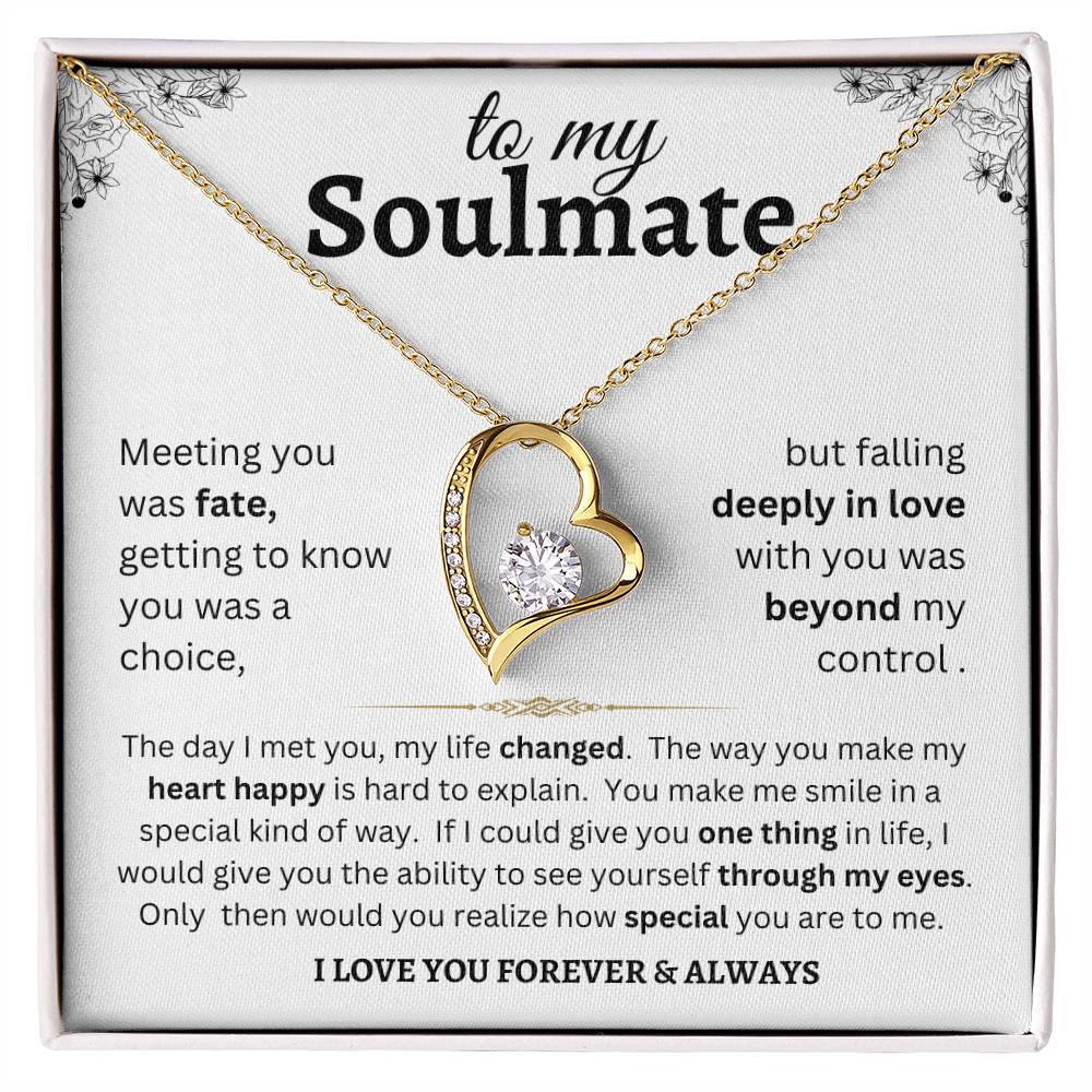 To My Forever Person – Soulmate Love Pendant