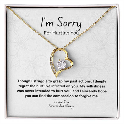 I'M SORRY " FOREVER MY LOVE NECKLACE