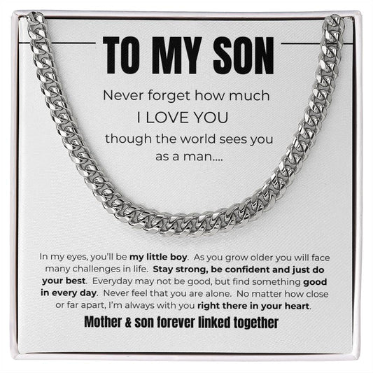 Forever Bond: Mother & Son Necklace