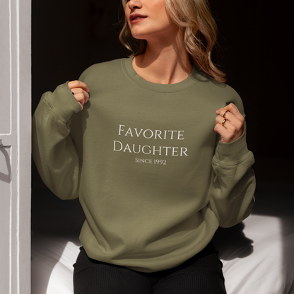 Favorite Daughter Since (Custom Year) Sweatshirt