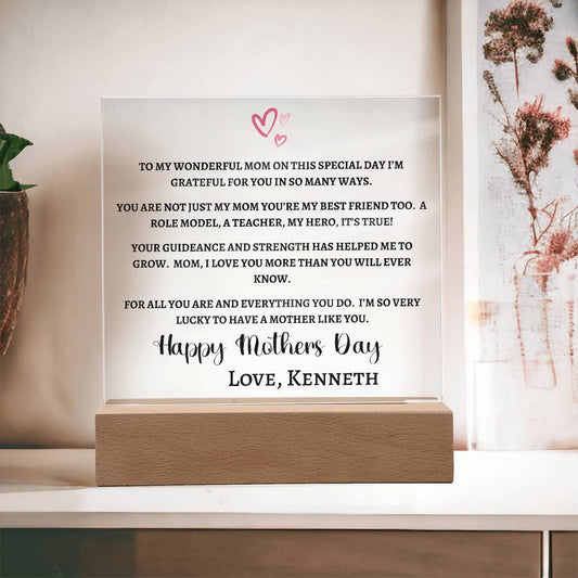 MOTHERS DAY PLAQUE